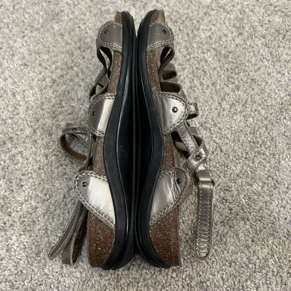 Dansko Jovie Sandals Women's 10.5-11 US 41 EUR Brown‎ Metallic Slingback Flats - Picture 4 of 6